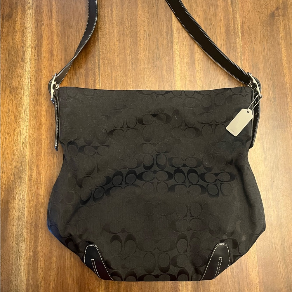 Vintage Coach Canvas Tote Bag